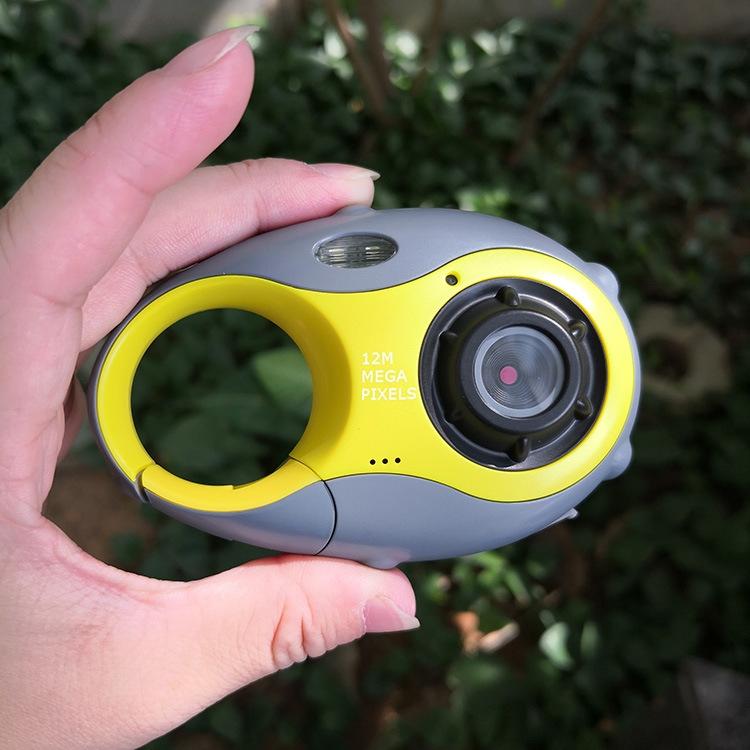Mini Keychain Digital Camera for Kids | 5MP | 1.5" Screen | Gift | Yellow