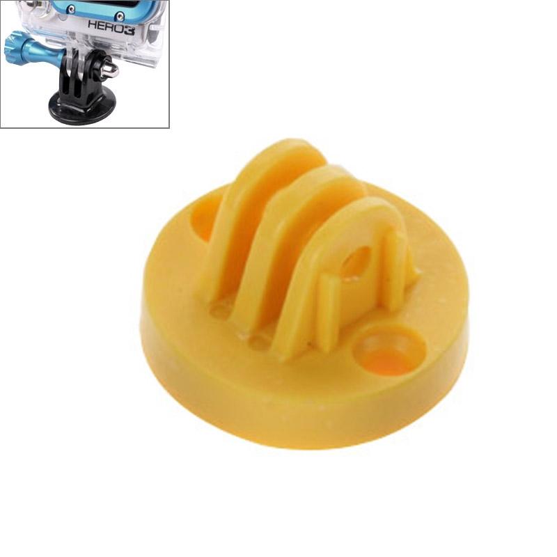 Universal Camcorder Mount Adapter | For GoPro Hero Cameras | Tripod Compatible | Yellow
