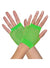 1 Pair Fishnet Gloves | Fingerless | Wrist Length | 70s 80s Costume Party | Neon Green