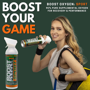 Boost Sport Oxygen Can | 10 Litres | 200 Breaths | Large Supplemental Oxygen | 1 Pack