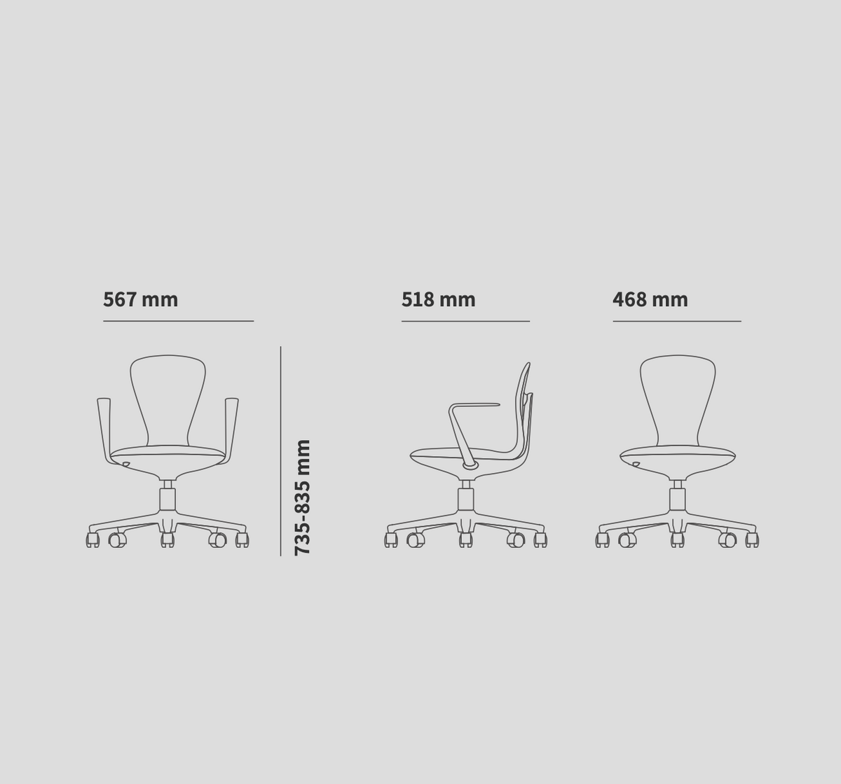 UFOU Joyin Tail Designer Ergonomic Chair | Flamingo