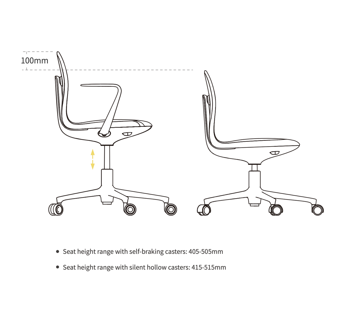 UFOU Joyin Tail Designer Ergonomic Chair | Flamingo