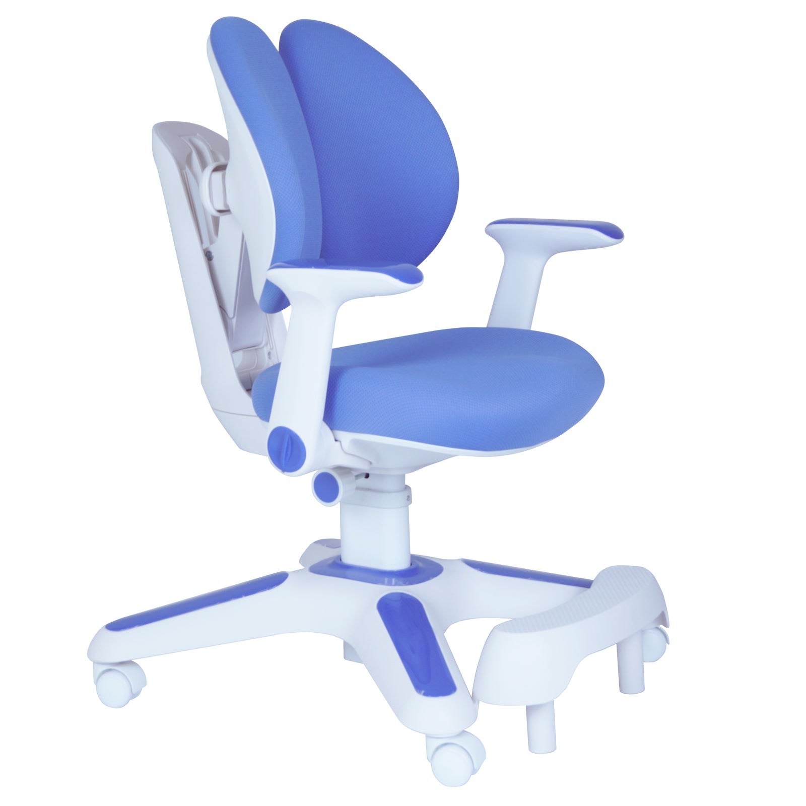 Ergonomic Children Kids Study Desk and Chair Set | Height Adjustable | Blue