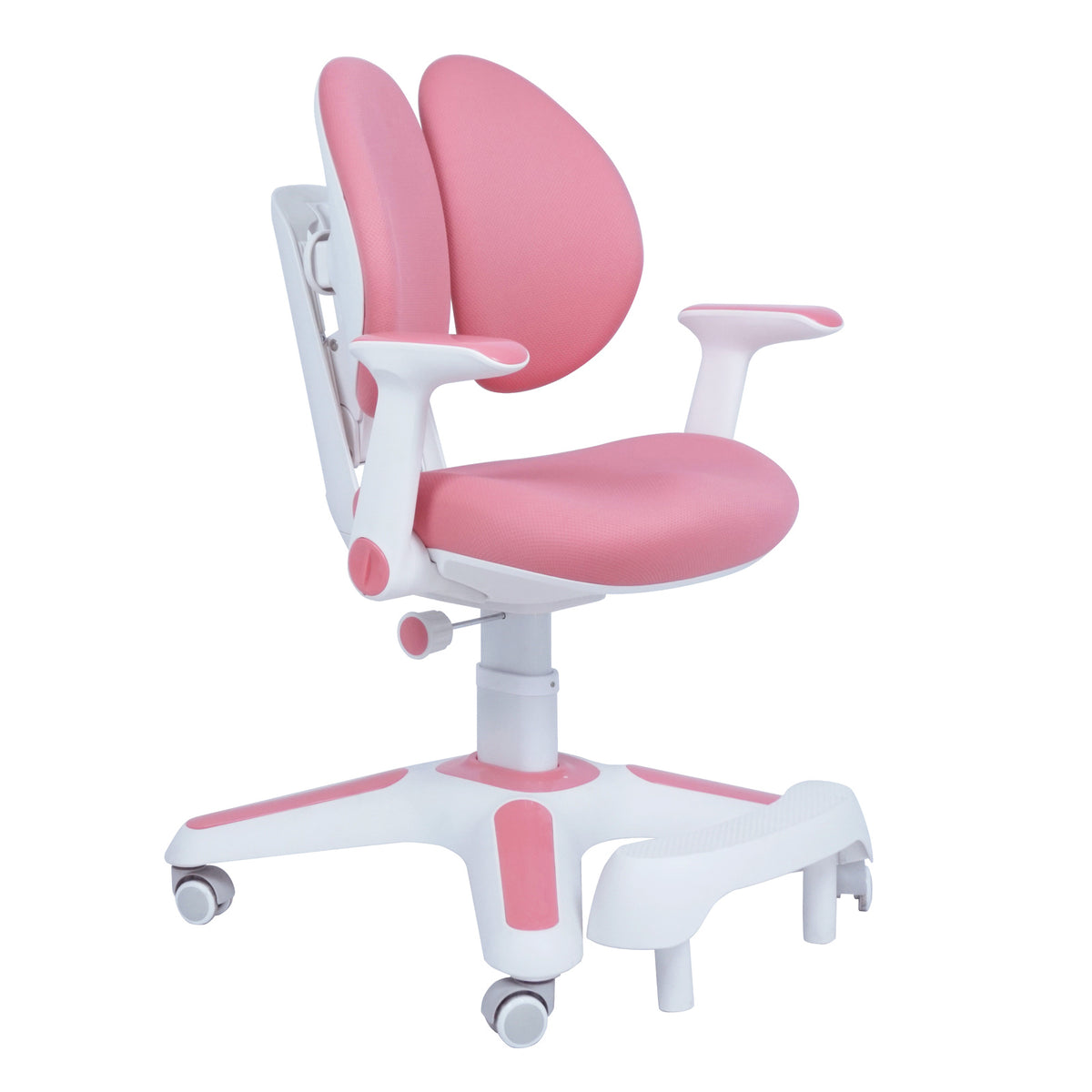 Ergonomic Children Kids Study Desk and Chair Set | Height Adjustable | Pink
