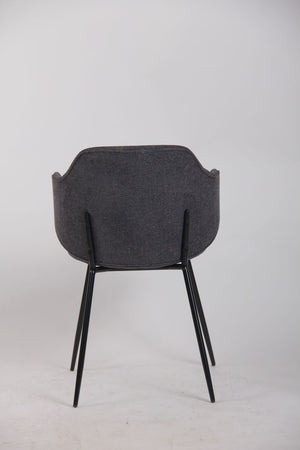 Set of 2 Dining Chairs | Graphite