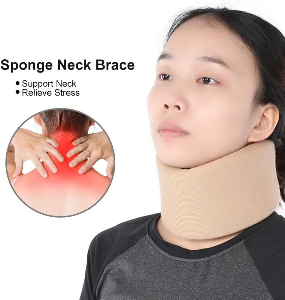 Neck Support Soft Sponge Neck Brace | Protection | Unisex Cervical Collar Support