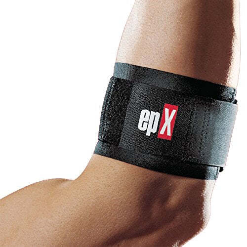 epX | Tennis Elbow Support Brace | Adjustable | Black