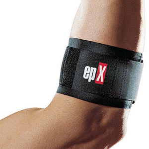 epX | Tennis Elbow Support Brace | Adjustable | Black