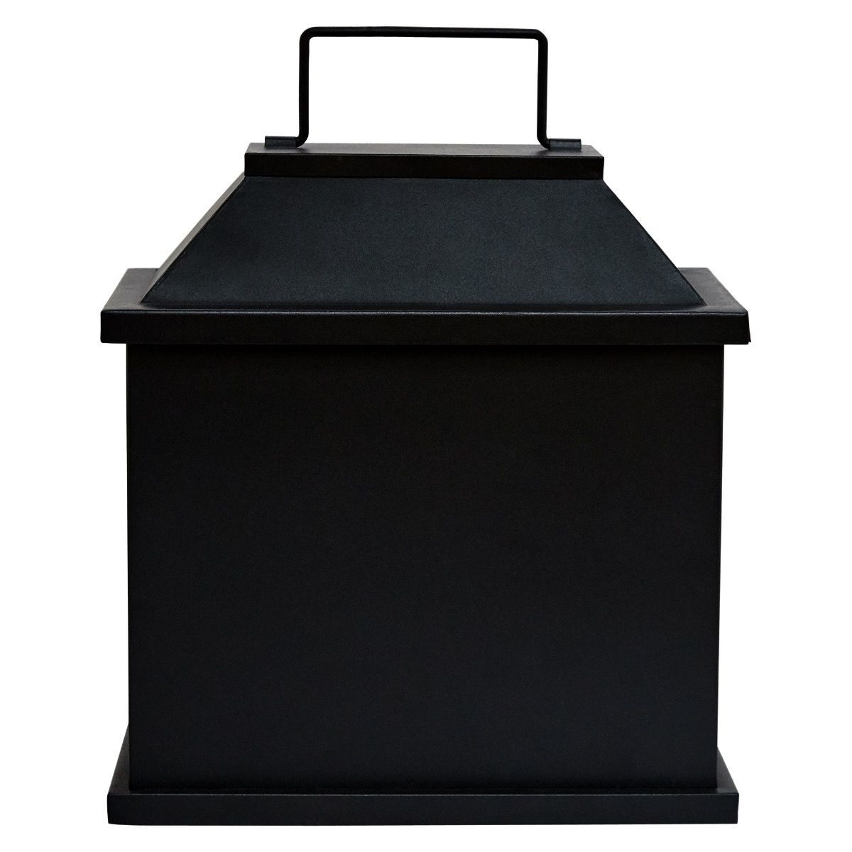 LED Fireplace Lantern | 31.5cm | Battery Operated | Metal/Glass | Home Decor | Large