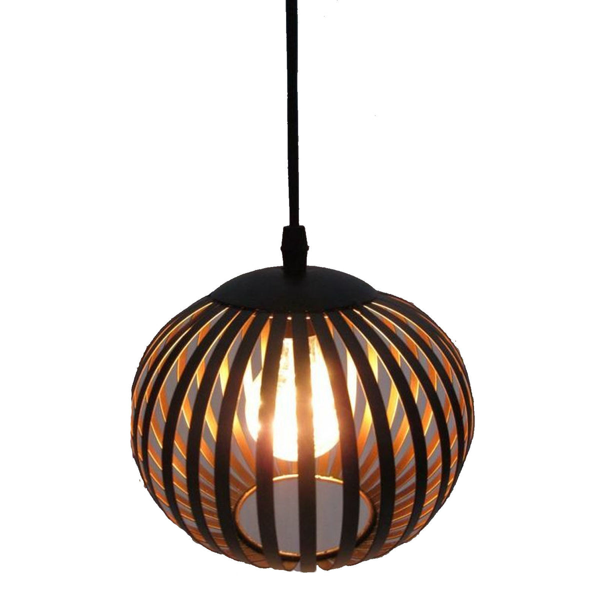 Hanging Ceiling Metal LED Pendant Lamp | Light Holder Base with Timer