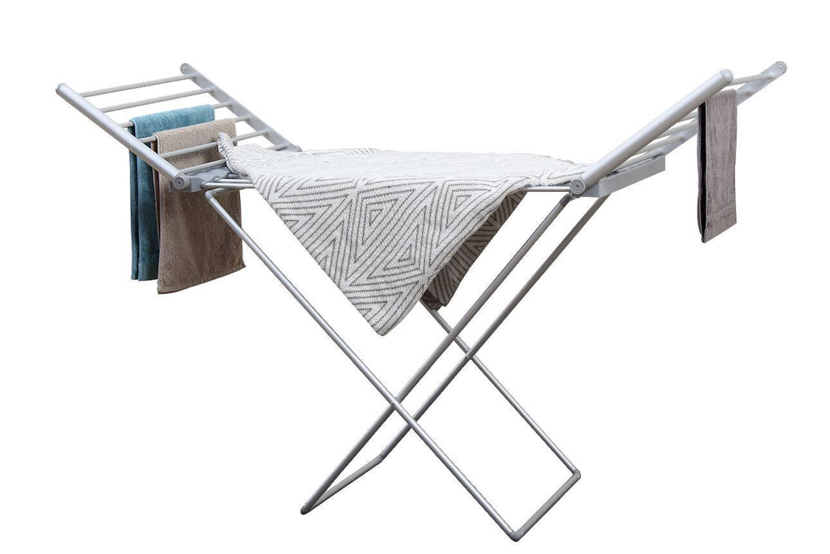 Electric Airer Heated Foldable Clothes Dryer | Drying Indoor Folding Rack