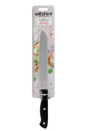 Wiltshire Stainless Steel Laser Bread Knife | 20cm