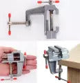 Mini Table Bench Vise | 3.5" Work Bench Vice | Jewelers & Hobby Clamp
