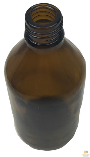 12x Amber Glass Bottles | 600ml | Cosmetic & Essential Oil Storage | Multipurpose Use
