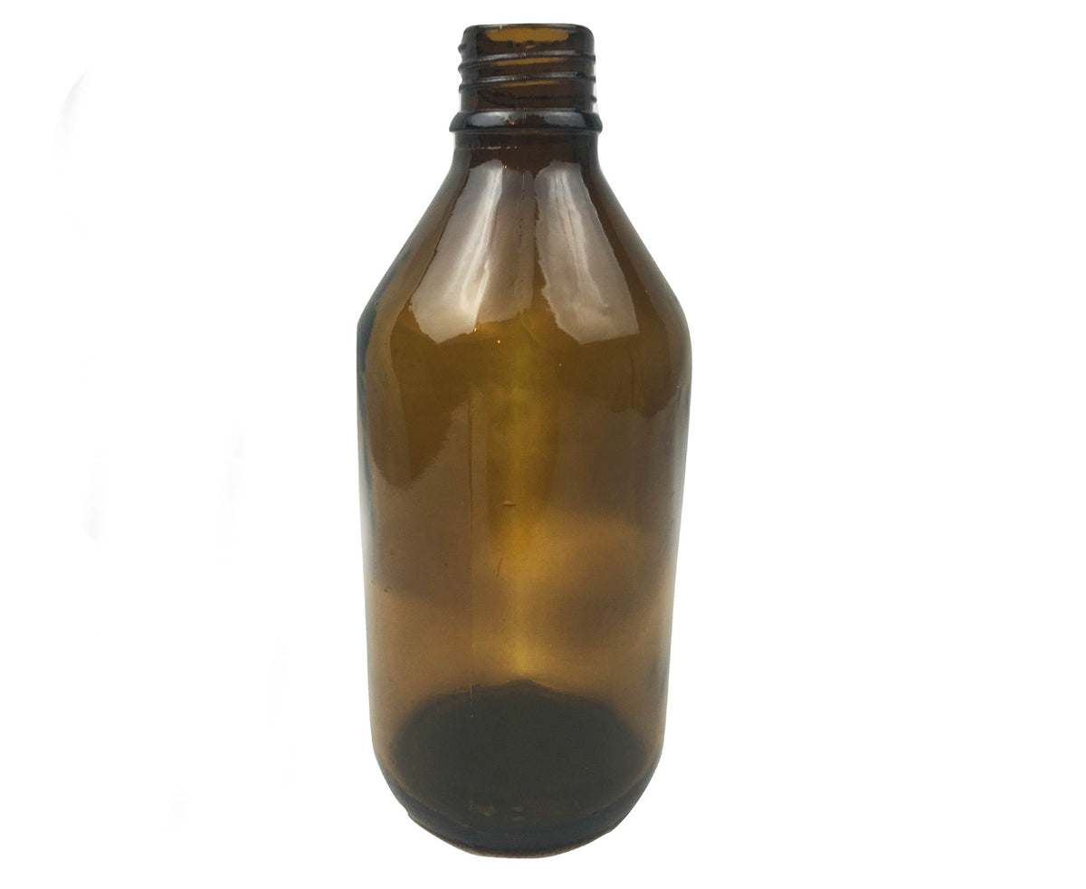 12x Amber Glass Bottles | 600ml | Cosmetic & Essential Oil Storage | Multipurpose Use