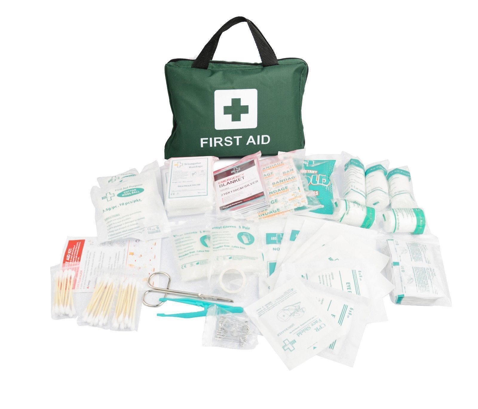 210PCS | Emergency FIRST AID KIT | Medical Travel Set | Workplace | Family Safety | Office