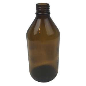 24x Amber Glass Bottles | 600ml | Cosmetic & Essential Oil Storage | Multipurpose Use