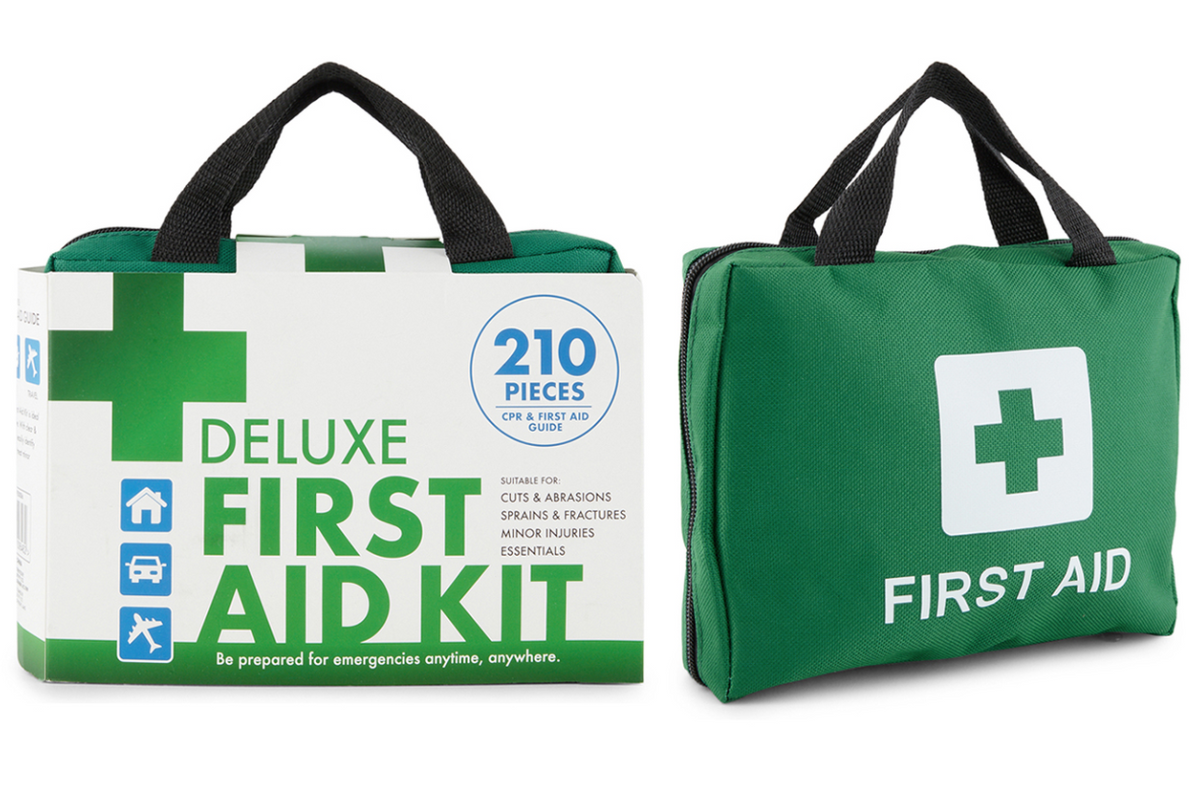 6x 210PCS | EMERGENCY FIRST AID KIT | Medical Travel Set | Workplace Office | ARTG BULK