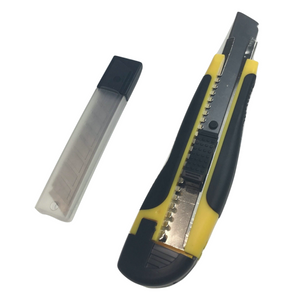 Box Cutter & Blades | 18mm Retractable Snap-Off Razor | Durable Utility Knife Opener