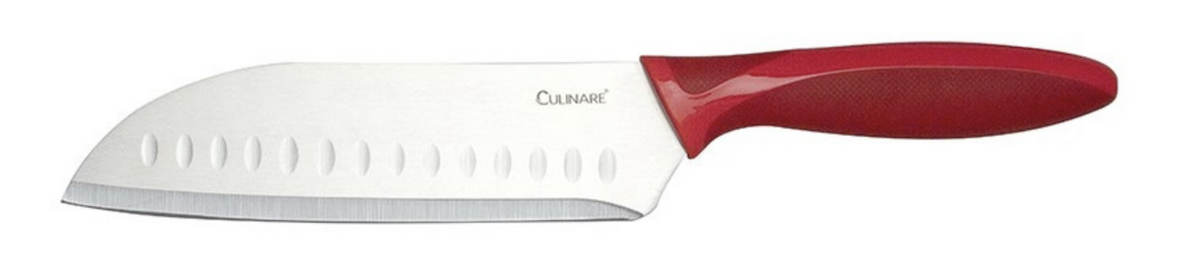 17.5cm Culinare Santoku Knife | Chef Cutlery | Stainless Steel Kitchen Cutting