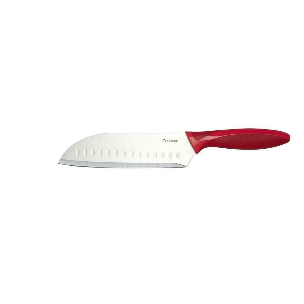 17.5cm Culinare Santoku Knife | Chef Cutlery | Stainless Steel Kitchen Cutting