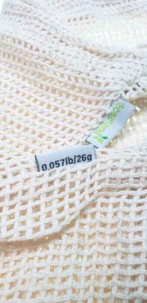 10-Pack ECOCLAND Reusable Mesh Produce Bags | Fruit & Grocery Storage | Washable Eco Bags