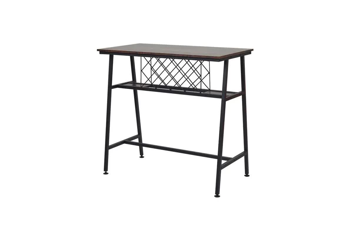 Viviendo Dining Table | Bar Table | Wine Storage Rack | Industrial Style