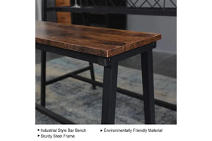 Viviendo Dining Table | Bar Table | Wine Storage Rack | Industrial Style