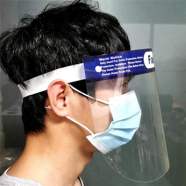 12x Safety Full Face Shield | Clear Glasses | Anti-Fog | Eye Protector | Shop Dental