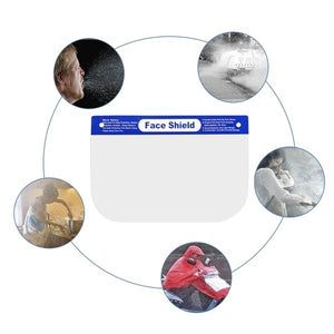 12x Safety Full Face Shield | Clear Glasses | Anti-Fog | Eye Protector | Shop Dental