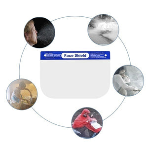 3x Safety Full Face Shield | Clear Glasses | Anti-Fog | Eye Protector | Shop Dental
