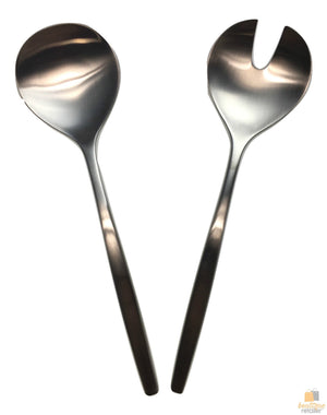 GROSVENOR Chill 2 Salad Servers | 18/10 Stainless Steel | Spoon & Fork | CHILL2SS