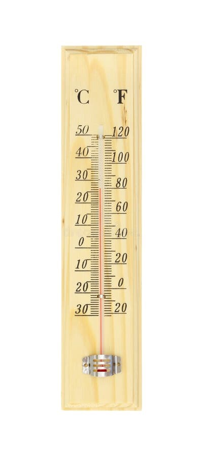 Wooden Thermometer | 27cm | Indoor & Outdoor | Glass Tube | Wall Hanging Room Sensor