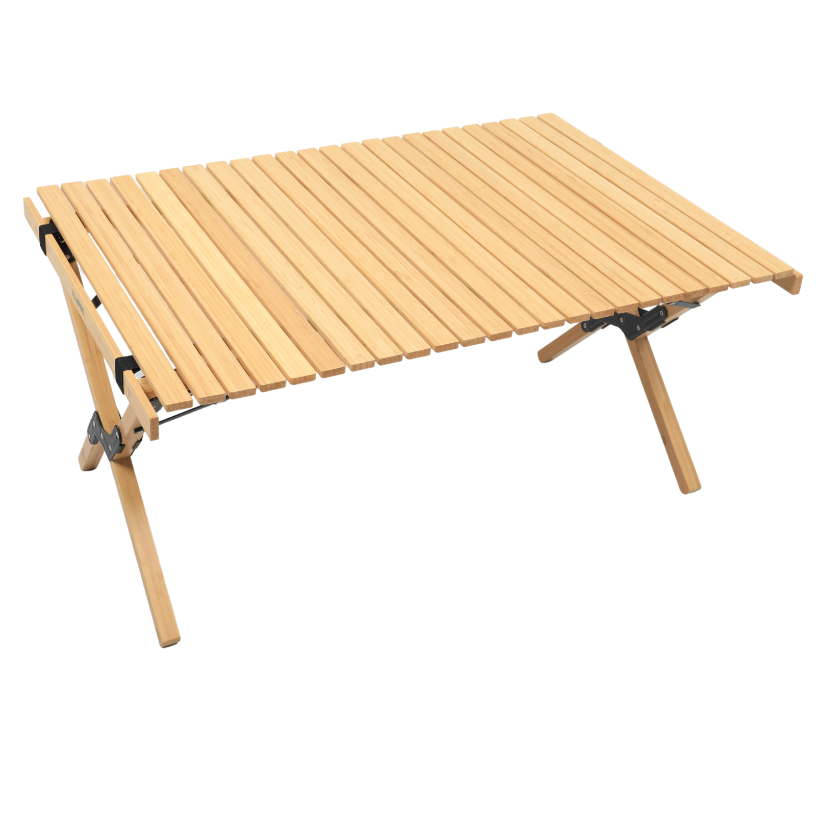 Folding Camping Table Bamboo Roll Up | Portable Outdoor Picnic BBQ Desk | Beach