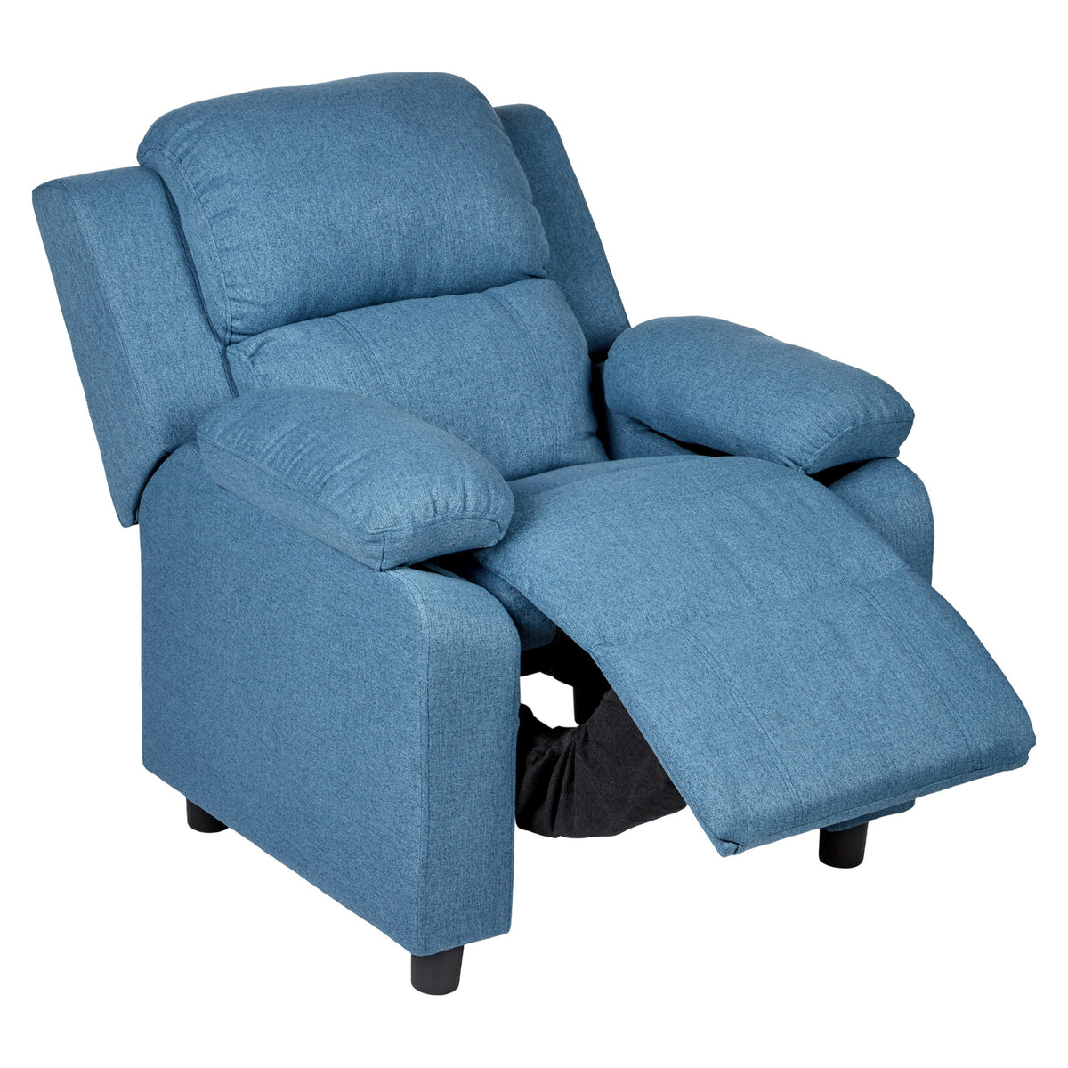 Erika Blue Kids Recliner Sofa Chair | Blue | Lounge Couch Armchair | Childrens