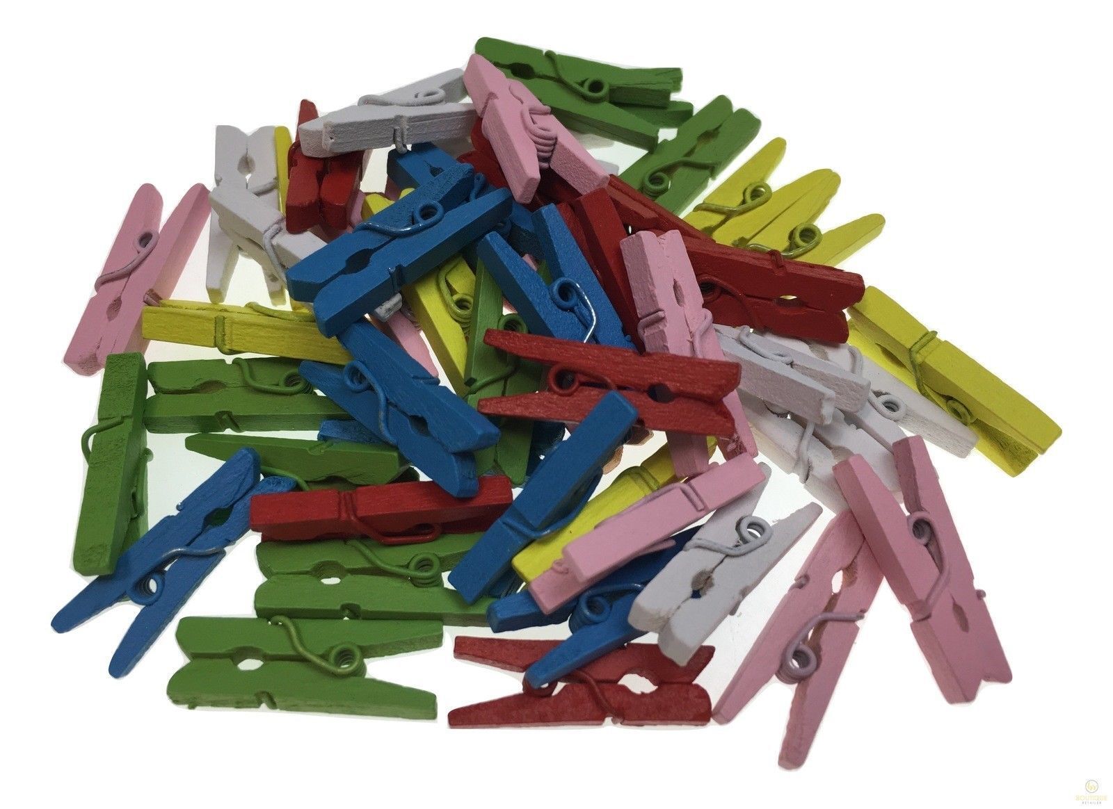 Mini Wooden Pegs | 900PCS | Natural Craft Pins | Scrapbook/Clothes Line | 35mm