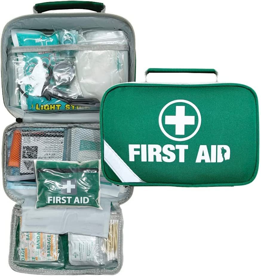3x 258pcs Premium First Aid Kit Medical Travel Set | Emergency Family Safety