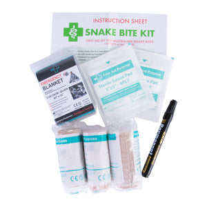 9 Piece | Australian Snake Bite First Aid Kit | Camping | Hiking | Travel