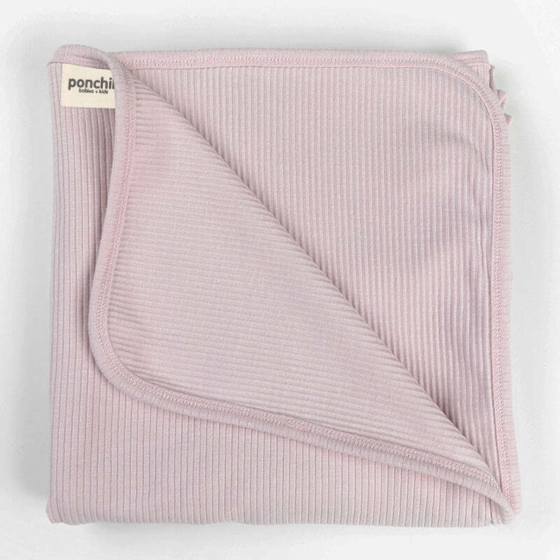 Ponchik Babies + Kids | Ribbed Swaddle Jersey Wrap | Love