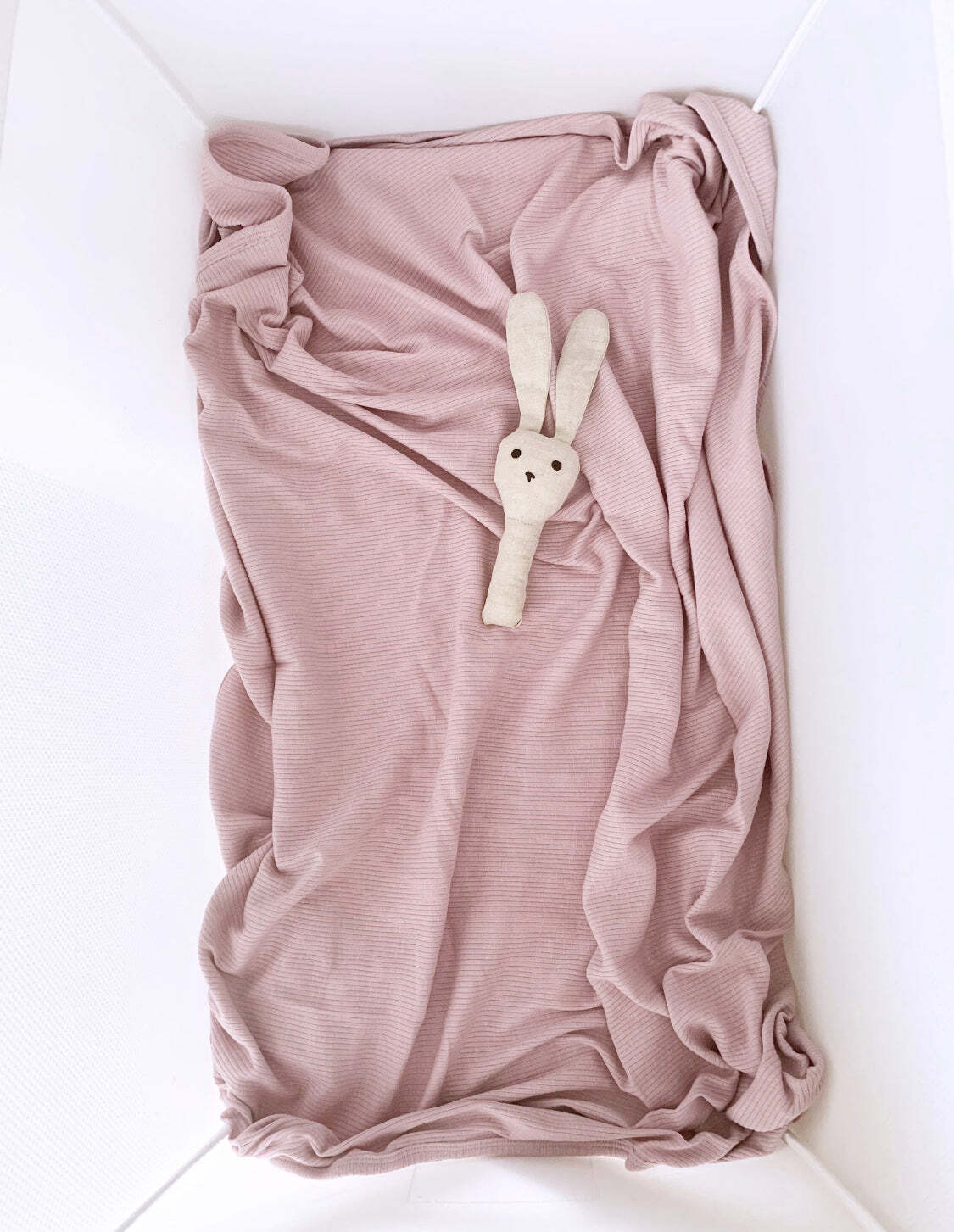 Ponchik Babies + Kids | Ribbed Swaddle Jersey Wrap | Love