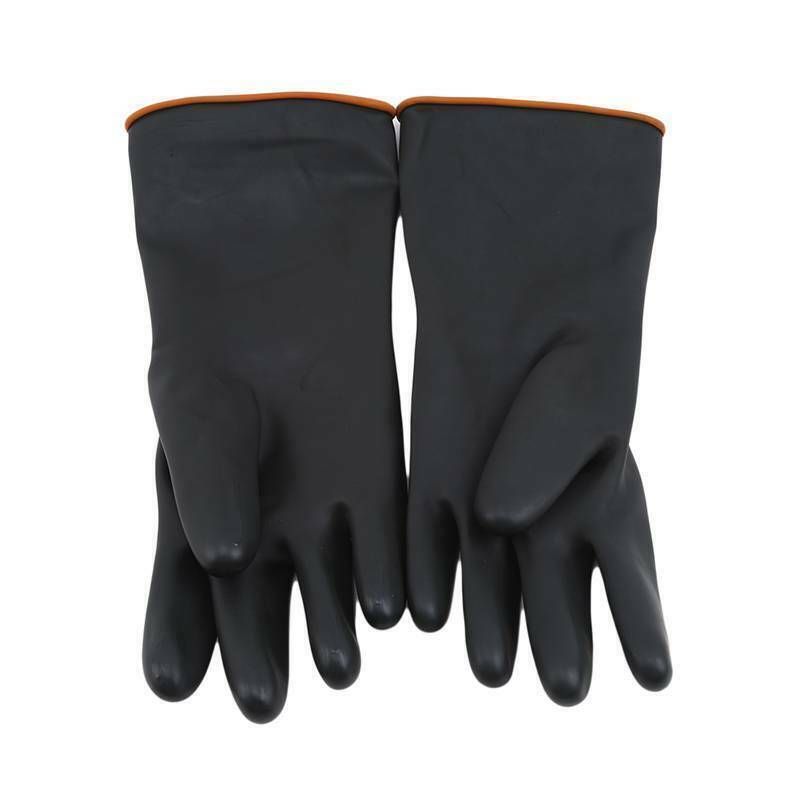 Latex Gloves | Rubber PPE | Industrial Anti-Chemical Acid | Heavy Duty