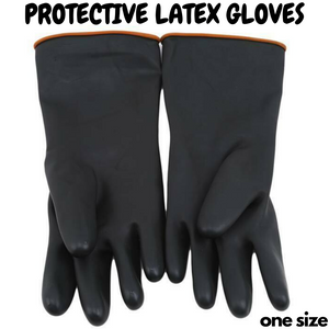 Latex Gloves | Rubber PPE | Industrial Anti-Chemical Acid | Heavy Duty