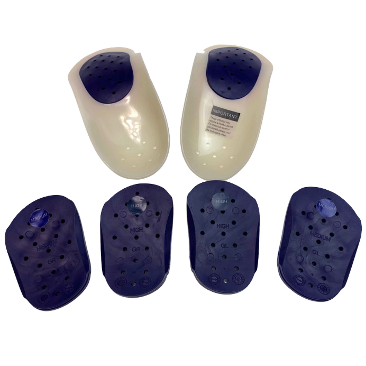 WALKFIT ORTHOTICS | Insoles | Walk Fit Foot Support | BLUE | B (Womens 5-5.5, Mens 4-4.5)