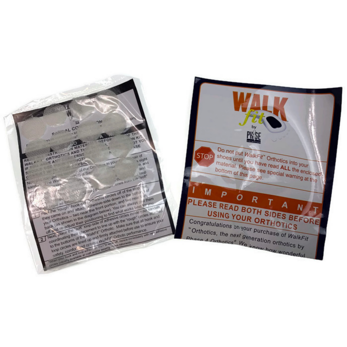 WALKFIT ORTHOTICS | Insoles | Walk Fit Foot Support | BLUE | B (Womens 5-5.5, Mens 4-4.5)