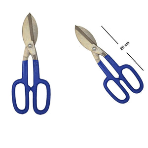 10" Metal Shear Snip Sheet Scissors | Heavy Duty Steel Plate Cutting | Wire Cutter