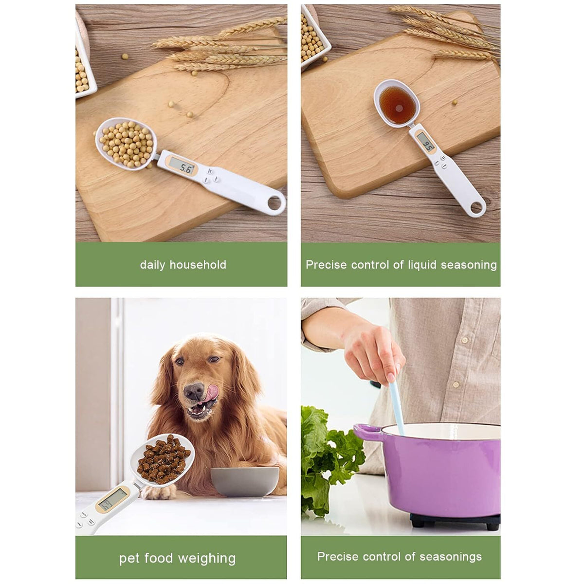 Weighing Electronic Digital Spoon Scale | LCD Display Kitchen Food Measuring Tool