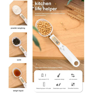 Weighing Electronic Digital Spoon Scale | LCD Display Kitchen Food Measuring Tool