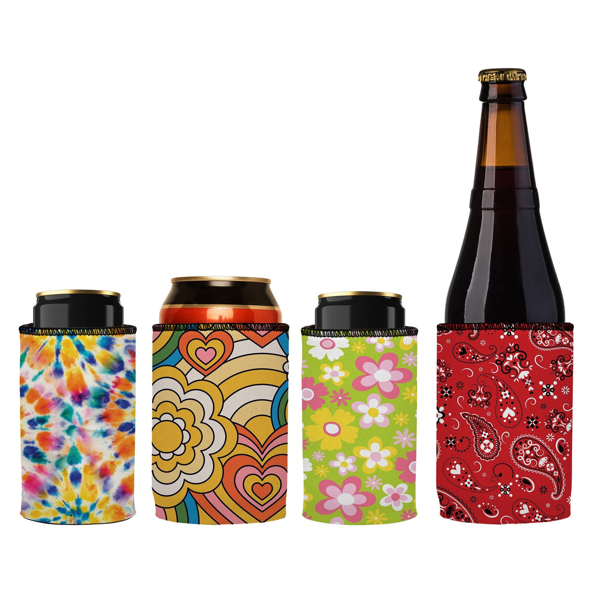 Hippy Stubby Cooler | 4 Pack | Standard Size