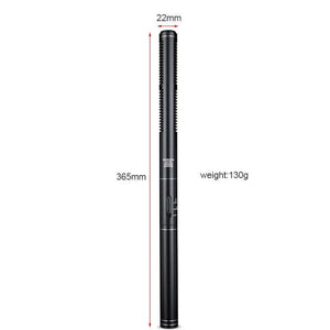 HZ-320 Professional Studio Condenser Shotgun Microphone | Filmmaking & Interview Recording