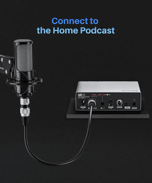 Hridz XLR Cable | 1m | Male to Female | Audio Output & Input for KTV Microphone | Professional Sound Cable